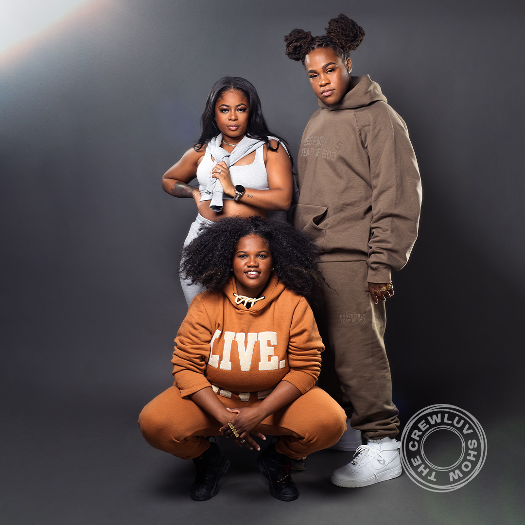 The CrewLuv Show team posing for the camera